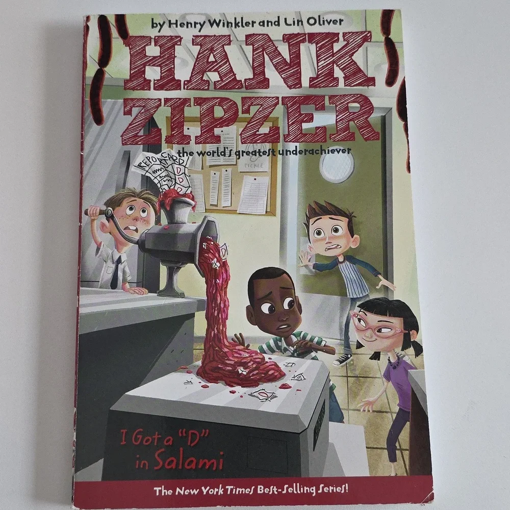 Hank Zipzer by Henry Winkler Lin Oliver - Ages 7 To 10 - Set Of 3 Chapter Books